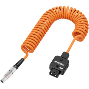 ZGCINE DT-LMS D-Tap to Lemo 2Pin Male Power Cable for Select RED ARRI and SONY Camera -Lemo Straight