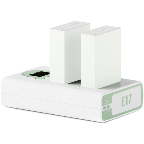 Tilta LP-E17 Kit with 2 Batteries and 2-Bay USB Charger -Ash Green - الصورة 3