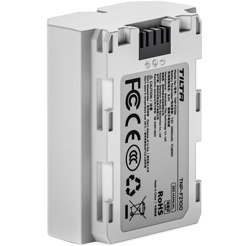 Tilta NP-FZ100 USB-C Battery -2400mAh, Off White - Image 4