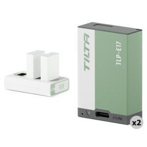 Tilta LP-E17 Kit with 2 Batteries and 2-Bay USB Charger -Ash Green
