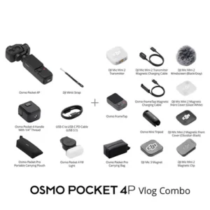 DJI Osmo Pocket 4P Vlog Combo - الصورة 2