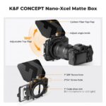 K&F Concept Nano-Xcel Matte Box Kit for 4x5.65 Filters - الصورة 4