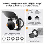 K&F Concept Nano-Xcel Matte Box Kit for 4x5.65 Filters - الصورة 3