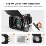 K&F Concept Nano-Xcel Matte Box Kit for 4x5.65 Filters - الصورة 5
