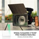 K&F Concept Black Mist 1/4 4×5.65 Square Cinema Filter Slim HD Multi-Coated - الصورة 5