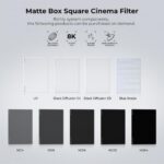 K&F Concept Black Mist 1/4 4×5.65 Square Cinema Filter Slim HD Multi-Coated - الصورة 3