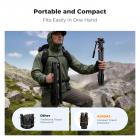 K&F Concept 73 Aluminum Travel Tripod with Fluid Head - الصورة 5