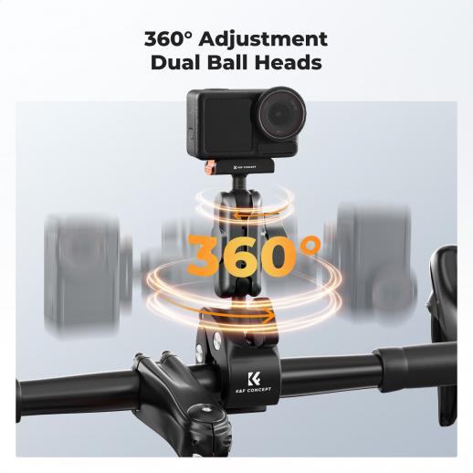 K&F Concept Quick Release Clamp Mount Handlebar Holder - الصورة 3