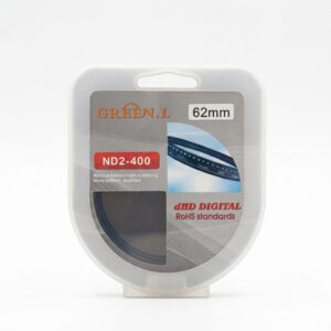 Green.L ND2–400 62mm – Variable Neutral Density Filter