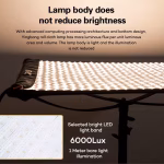 NamTu JB-200Bi Flexible LED Video Light 200W Bi-Color 60×60cm - الصورة 5