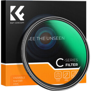 K&F Concept Nano-C Series 4 to 8-Point Variable Star Filter - 49mm