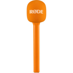 RODE Interview GO Handheld Mic Adapter for Wireless Clip-On Transmitter - Orange
