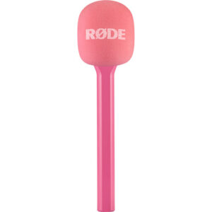 RODE Interview GO Handheld Mic Adapter for Wireless Clip-On Transmitter - Pink