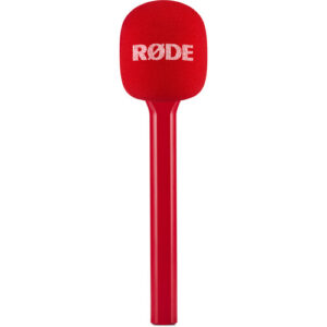 RODE Interview GO Handheld Mic Adapter for Wireless Clip-On Transmitter - Red
