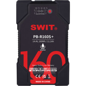 SWIT PB-R160S and 160Wh Heavy-Duty IP54 Battery Pack V-Mount