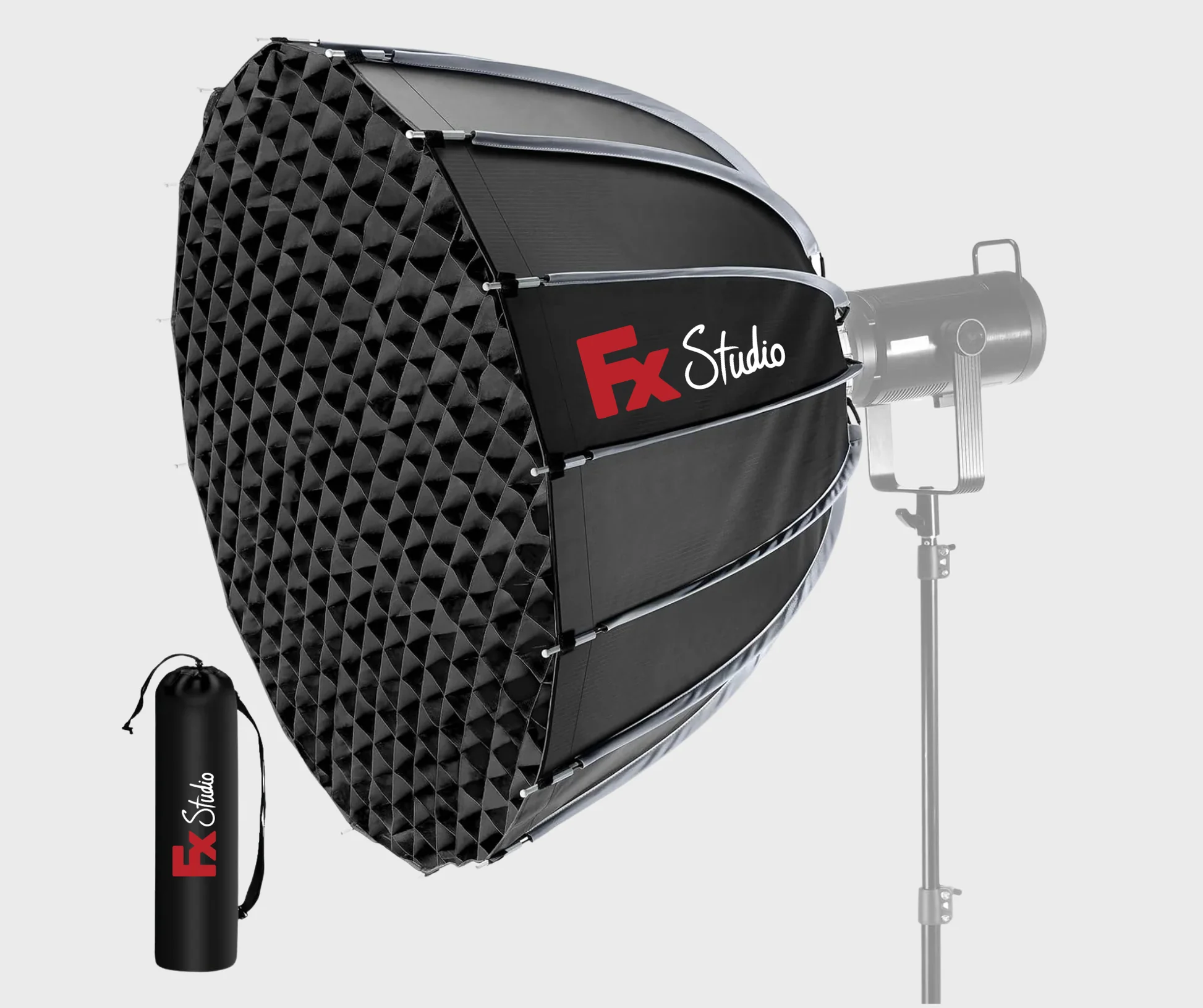 Fx Studio 90cm Deep Parabolic Softbox with Grid -Bowens Mount