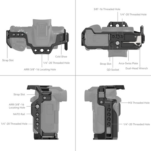 SmallRig Full Camera Cage for Canon EOS R50 - الصورة 4