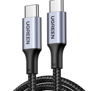 UGREEN USB-C to USB-C 2.0 5A Alu Case with Braid 3m