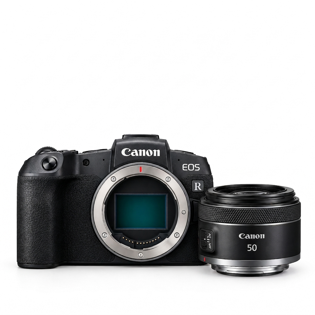 Canon EOS RP Full Frame Mirrorless Camera with RF 50mm f1.8 STM Lens