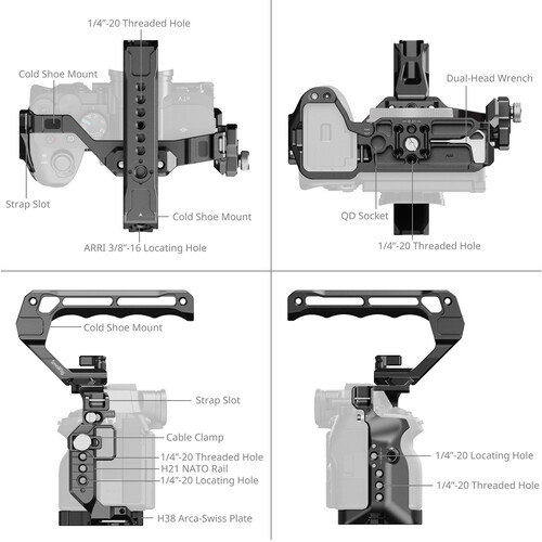 SmallRig Basic Cage Kit for Sony a7 V-a7R V-a7 IV - الصورة 2