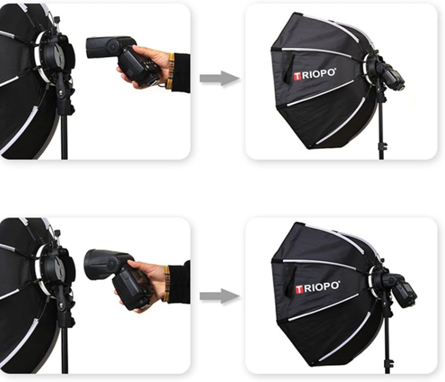 Triopo Octa Mini KX90Cm with Grid - الصورة 6